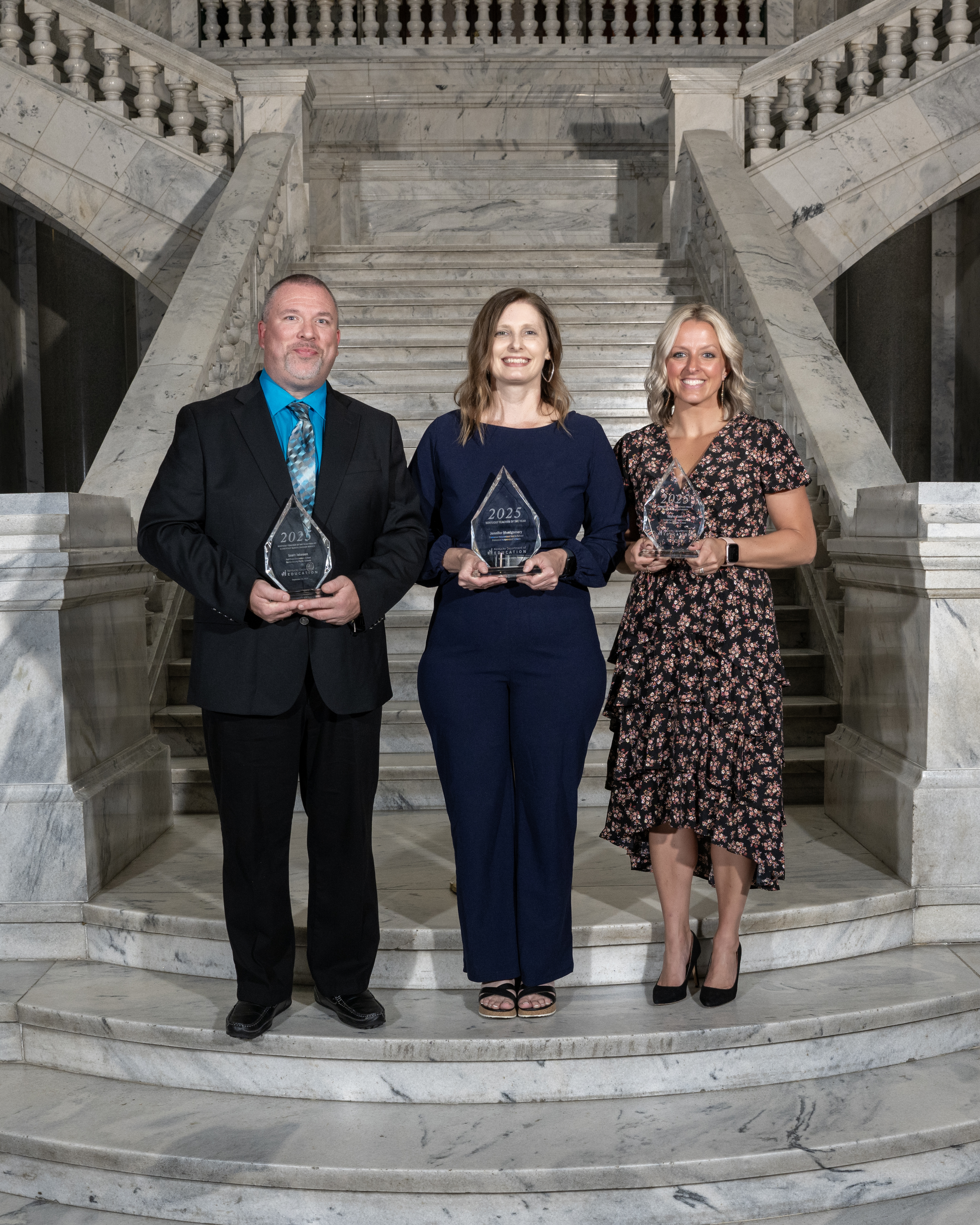 Top three 2025 Teacher achievement award winners