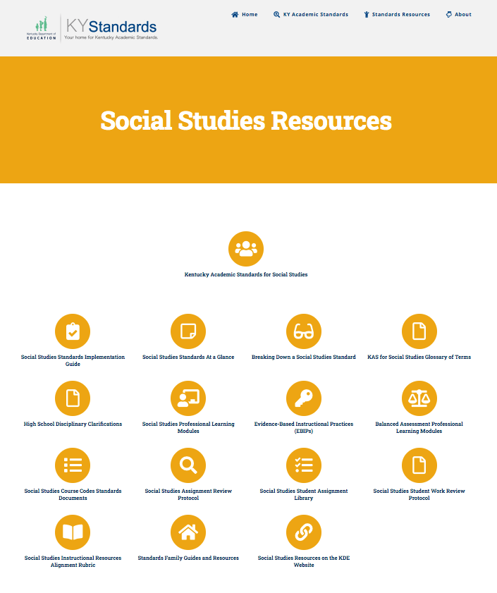 KYstandards.org SS Resources