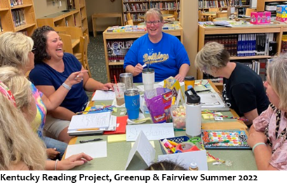 Kentucky Reading Project, Greenup & fairview Summer 2022