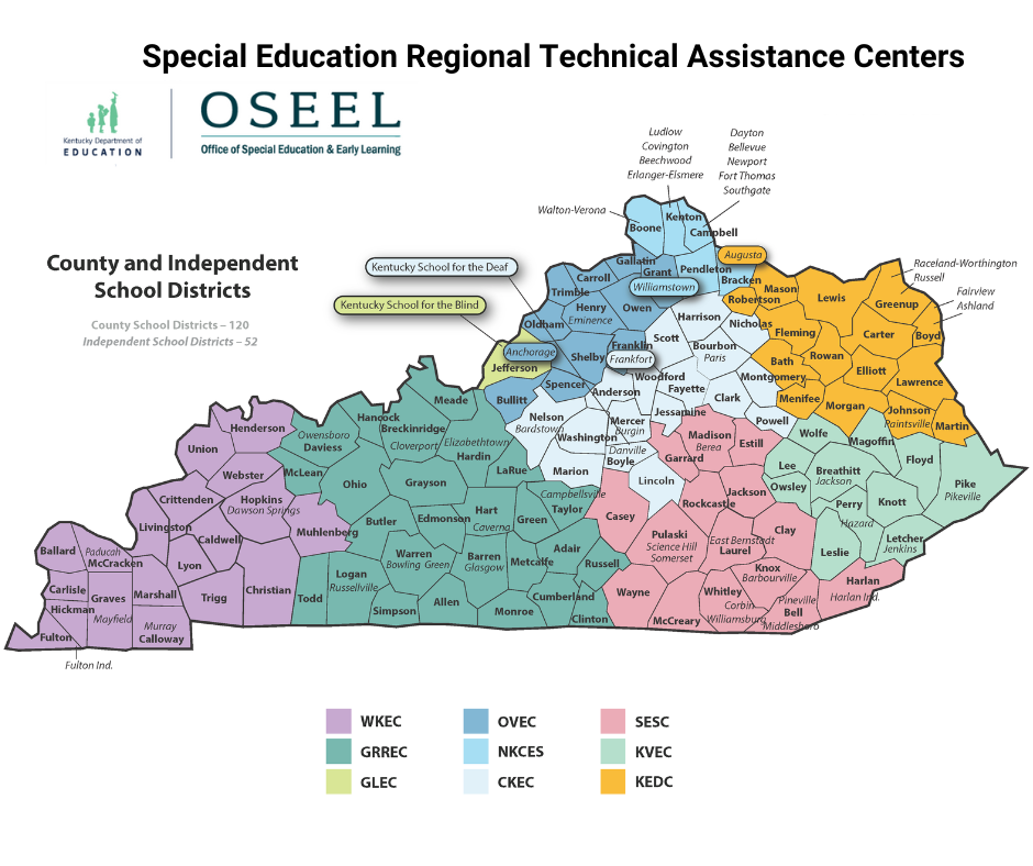 Kentucky Special Education Regional Technical Assistance Centers Image